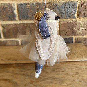Anthropologie Lena Bekh Ballerina Bird Ornament New